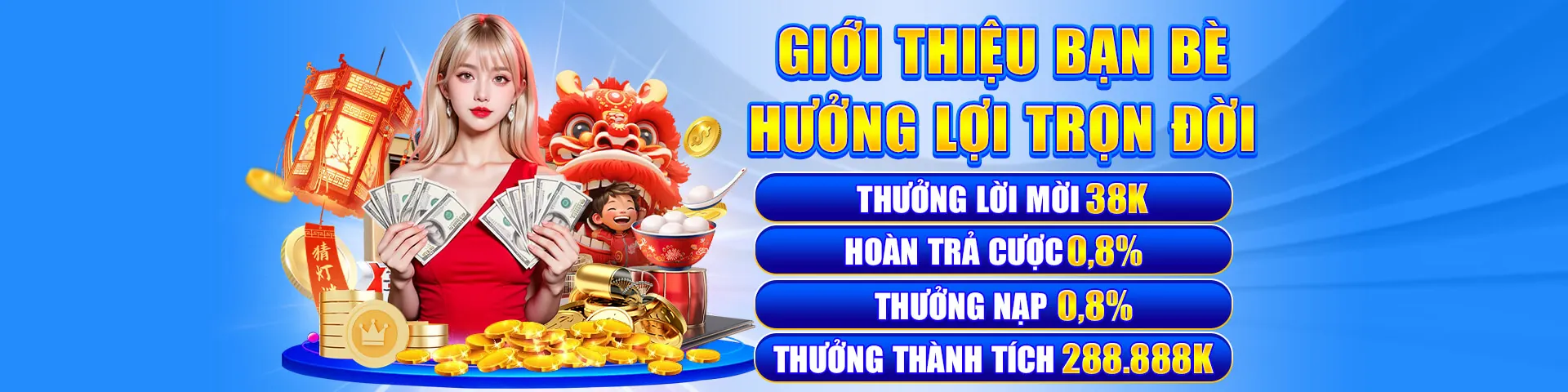 Ưu đãi hoàn trả và thưởng nạp lại